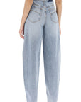 Zimmermann "curved leg natural jeans for