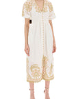 Zimmermann "waverly embroidered linen dress"