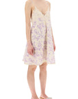 Zimmermann mini linen dress with lace trim