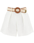 Zimmermann halliday linen tuck shorts