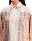 Zimmermann silk blouse illustration design