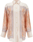 Zimmermann silk blouse illustration design