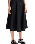 Moschino 'poplin skirt with buttons'