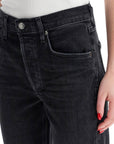 Agolde cropped riley jeans by