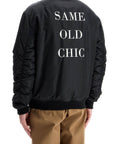 Moschino "bomber jacket with time