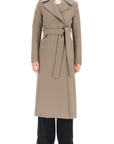 Harris Wharf London long pressed wool coat