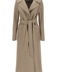 Harris Wharf London long pressed wool coat