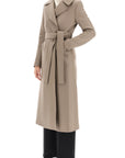 Harris Wharf London long pressed wool coat