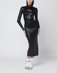 Diesel Black shiny M-Zary dress