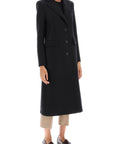 Harris Wharf London single-breasted coat in pressed wool