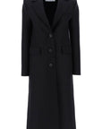 Harris Wharf London single-breasted coat in pressed wool