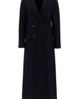 Harris Wharf London double-breasted pressed wool coat