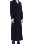 Harris Wharf London double-breasted pressed wool coat