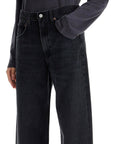 Agolde curved leg jeans for a