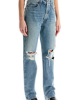 Agolde relaxed straight fit kelly used effect jeans