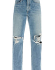 Agolde relaxed straight fit kelly used effect jeans