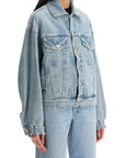 Agolde denim dalton balloon jacket with