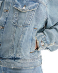 Agolde denim dalton balloon jacket with