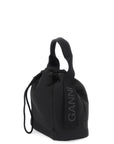 Ganni recycled nylon handbag with 9