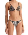 Ganni "leopard print bikini top