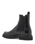 Dolce & Gabbana brushed leather chelsea ankle boots