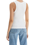 Agolde poppy ribbed tank top