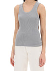 Agolde "ribbed poppy sleeveless