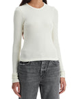 Agolde fitted long-sleeved top by