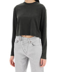 Agolde "cropped long-sleeved mason t