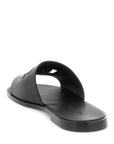 Dolce & Gabbana leather slides with dg cut-out