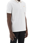 Versace polo shirt with greca collar