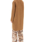 Acne Studios midi wool and alpaca coat