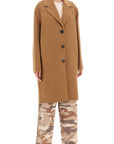 Acne Studios midi wool and alpaca coat