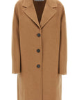 Acne Studios midi wool and alpaca coat