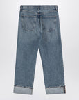 AGOLDE Light blue Fran jeans in organic denim with turn-ups