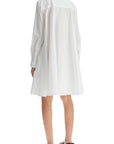 Marni white cotton dress with embroidery