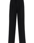 Acne Studios wide twill pants with elastic waistband