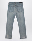 AMIRI Straight jeans with rips Antique Indigo