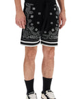 Amiri knitted bandana bermuda shorts