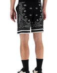 Amiri knitted bandana bermuda shorts