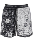 Amiri silk bandana print bermuda shorts