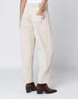 ISABEL MARANT Ecru cotton blend trousers