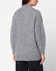 ISABEL MARANT Grey sweater in alpaca blend