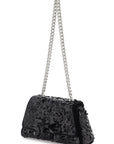 Self-Portrait Self Portrait sequined bow mini shoulder bag