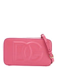 Dolce & Gabbana lilac calfskin shoulder bag with adjustable strap