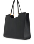 Dolce & Gabbana large black leather tote bag