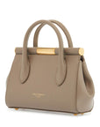 Dolce & Gabbana taupe leather handbag with lock