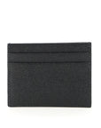 Dolce & Gabbana leather card holder with logo plaque