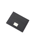 Dolce & Gabbana leather card holder with logo plaque