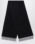 Destin Black cashmere scarf